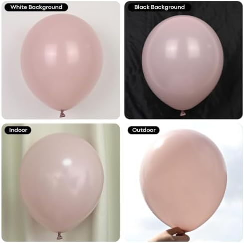 Dusty Pink Balloon Garland Arch Kit Double Stuffed Pink Gold Balloon - Image 3