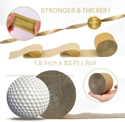 PartyWoo Crepe Paper Streamers 8 Rolls 656ft, Pack of Silver, Black, White and Gold Party Streamers for for Birthday Decorations, Wedding Decorations, Baby Shower (1.8 Inch x 82 Ft/Roll) - Image 6