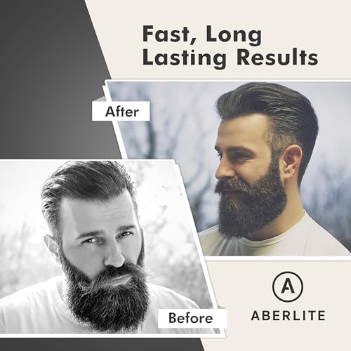 Aberlite EDC - Men's Professional Heated Beard Straightening Brush and Grooming Tool (for 0.5 inch plus Beards) (Black) - Image 5