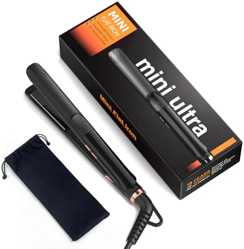 0.5 Inch Mini Flat Iron Adjustable Temp by DesaloHairTools