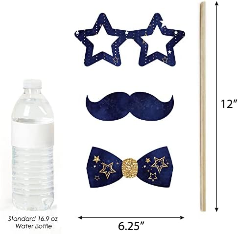 Starry Skies - Under The Stars Photo Booth Prop Kit, DIY Props - 20pc - Image 6