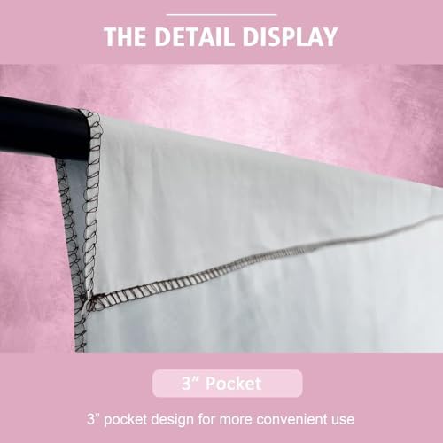 Abstract Photography Backdrop for Photoshoot 6x8ft,Light Pink,No Stand - Image 5