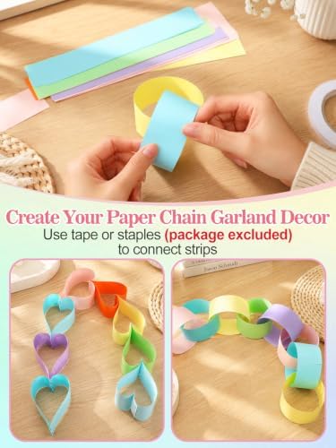 MEWTOGO Paper Chain Garland Kit for Birthday Party Decorations - Image 4