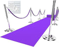 EZLucky Purple Carpet Runner for Party, 2.6 x 15 ft, 130 GSM Felt Fabric by EZLucky