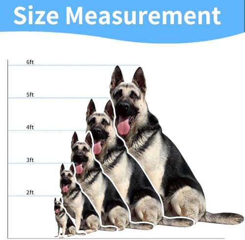 German Shepherds 5FT Life Size Cardboard Cutout, 1 PC - Image 2