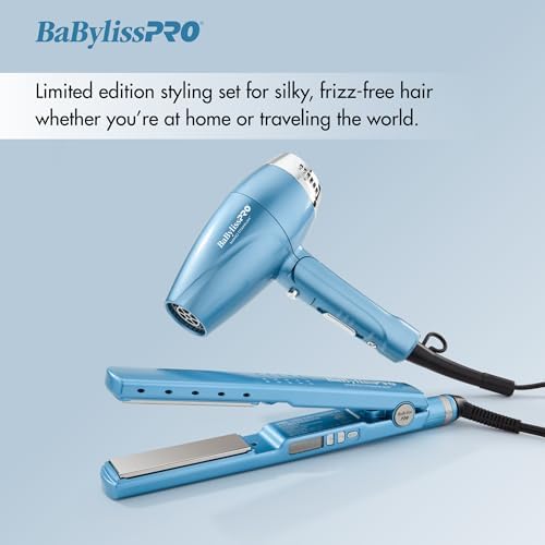 BaBylissPRO 1 1/4" Digital Ionic Flat Iron, Hair Straightener, Shorter Plates - Image 2