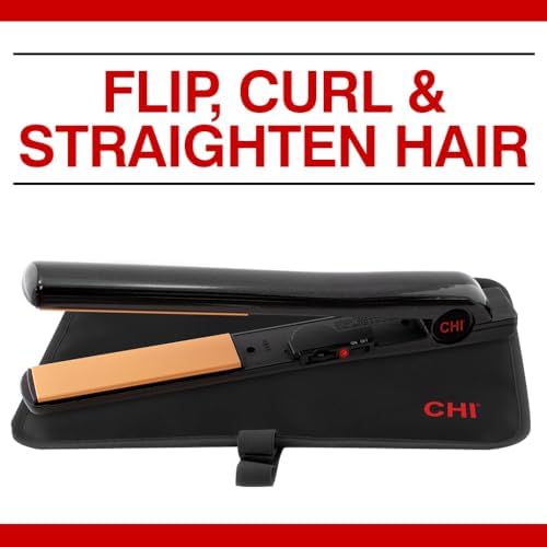 CHI Tourmaline Ceramic Series Flat Iron, Hair Straightener, 1" Iron - Image 3