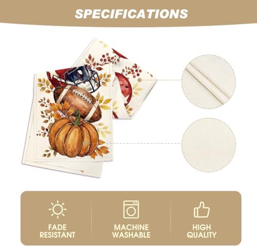 Artoid Mode 210 GSM Fall Table Runner Home Party Decor 13x48 Inch - Image 5