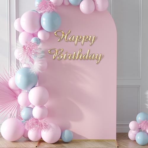 Neatsure Arch Backdrop Stand and Cover Set, 7.2FT Metal Photo Balloon Arch Backdrop Stand for Wedding Birthday Party Baby Shower Ceremony Graduation Decoration, Pink - Image 7