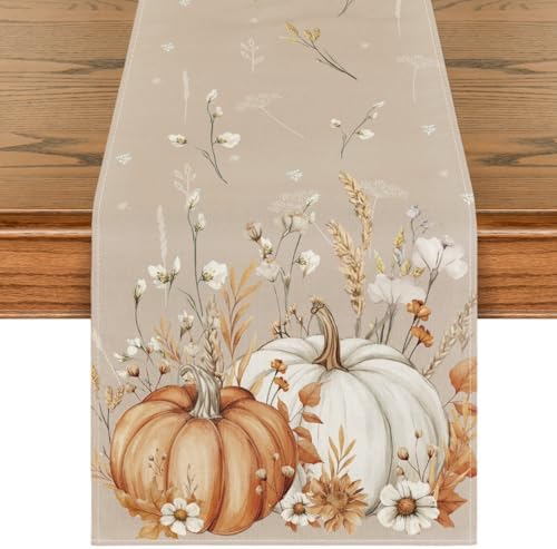 Artoid Mode 210 GSM Fall Table Runner Home Party Decor 13x60 Inch by ArtoidMode