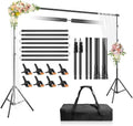 Backdrop Stand Kit 10x7ft(WxH) for Party Photography Weddings by Qoolfoto