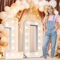 Ledido Easy-Assemble 4FT Warm White Marquee Light Up Number 10 for Birthday by Ledido
