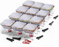 Alpha Living 12-Pack Disposable Chafing Dish Buffet Set with Fuel Cans by AlphaLiving