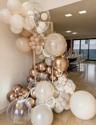 Neutral Balloon Garland Arch Kit, 148 Pcs, Boho Party Decor - Image 5