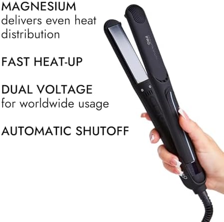 Ion Magnesium Flat Iron 1 Inch Black - Image 5