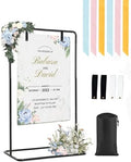 Wedding Sign Stand, Welcome Poster Easel Stand,Black,2 Pack by WeddingPartyDecoration