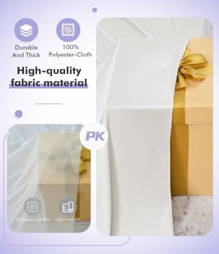 20ftx30ft Beige Ceiling Drapes for Wedding Parties - Image 6