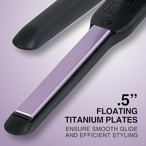 Remington Anti-Static Flat Iron, 1/2 Inch, Titanium + Ceramic Coating - Image 3