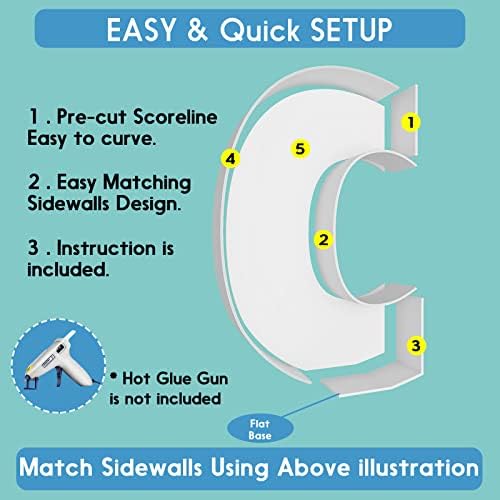 2FT DIY Mosaic Balloon Letter C Frame, Fillable Party Backdrop Decor - Image 3