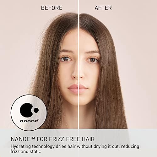 Panasonic nanoe Compact Hair Dryer EH-NA2C-W (White) - Japanese Nanoe Techonology, Foldable Travel Blow Dryer with Oscillating Quick Dry Nozzle, 1400W Lightweight Portable Hair Dryer, Anti-Frizz - Image 4
