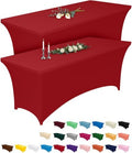 Pureegg Spandex Tablecloth 6ft 2 Pack Red by Pureegg