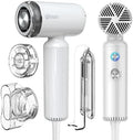 Mini Hair Dryer, High-Speed Blow Dryer with 110,000RPM Brushless Motor, Magnetic Diffuser, Negative Ionic Technology for Fast Drying, Compact & Lightweight for Home & Travel (White) by DBTEN