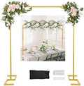 8.2 FT Wedding Arch Square Backdrop Stand Extra Clamps to Table Rod Frame by Nisoger