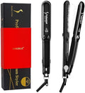 DORISILK 2.0 Upgraded Steam Straighteners for Hair, Professional Salon Ceramic Tourmaline Vapor Steam Flat Iron Hair Straightener and Curler 2 in 1 Straightening Curling Iron, Dual Voltage LED Temp by DORISILK