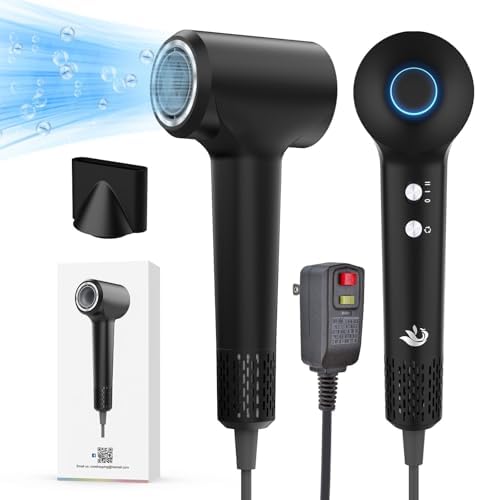 KARFUN 110000 RPM Brushless High Speed Plasma Hair Dryer for Home Travel by Wearecommittedtoprovidinghigh-qualityandcost-effectiveproductsEmpoweringyoutocreateabrighterfuture