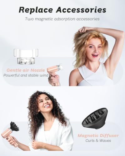 Dual Voltage Travel Hair Dryer, High-Speed Ionic Blow Dryer - Image 6