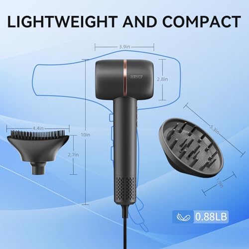 Negative Ionic Care Hair Dryer,High Speed Blow Dryer(Gray) - Image 7