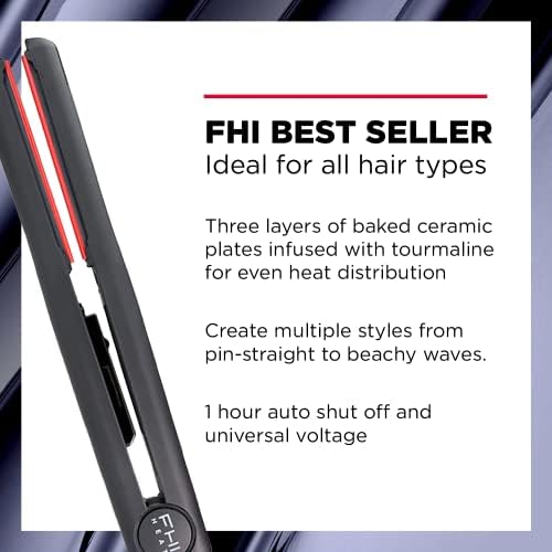 FHI Heat Platform Pro Styling Tourmaline Hair Straightener 1" - Image 4