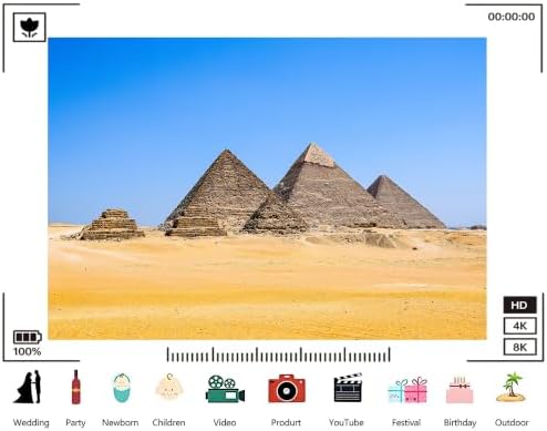 Trykid 7x5ft Egypt Giza Pyramid Desert Backdrop Ancient Stone Pyramids Yellow Desert Clear Blue Sky Photography Background Ancient Civilization Party Decoration Tapestry Photo Booth Fabric - Image 3