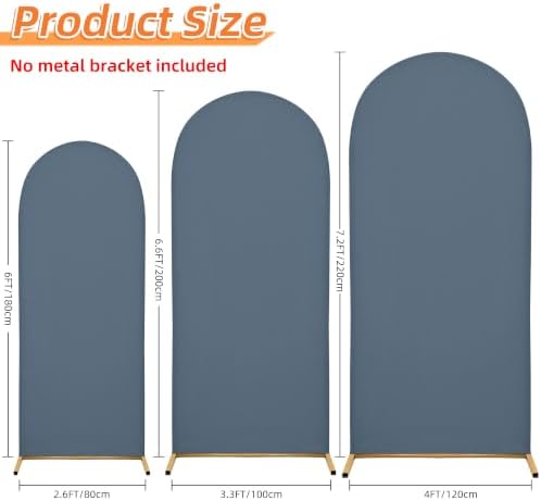 6FT Wedding Arch Cover – Stretchy Spandex Fabric Backdrop for Arch Stand - Image 3