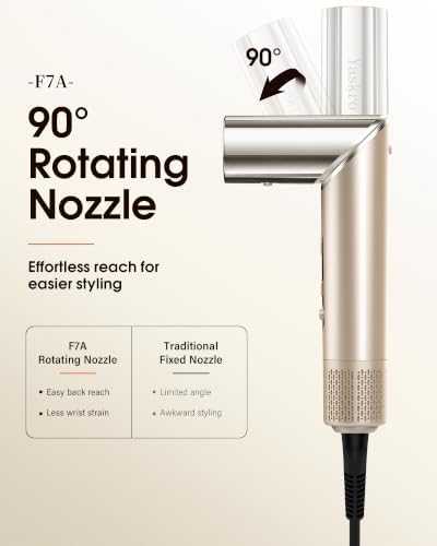 6-in-1 Hot Air Brush & Hair Dryer, 110,000 RPM High-Speed Ionic Blow Dryer - Image 6