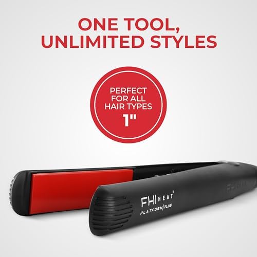 FHI Heat Platform Plus Curve Pro 1" Hair Styler, Straightener, Flat Iron - Image 6