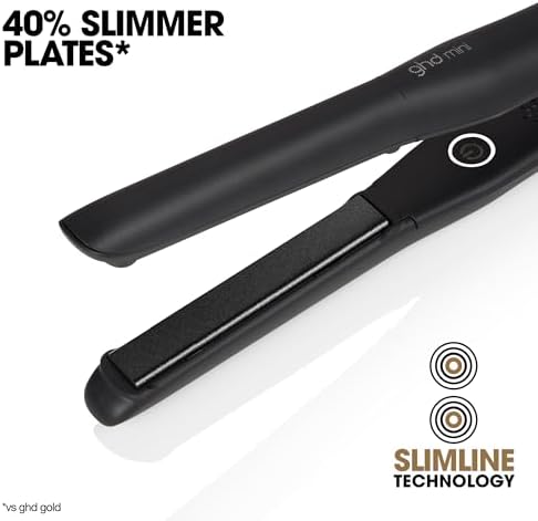 ghd Mini Styler .5" Flat Iron Hair Straightener, Black - Image 5