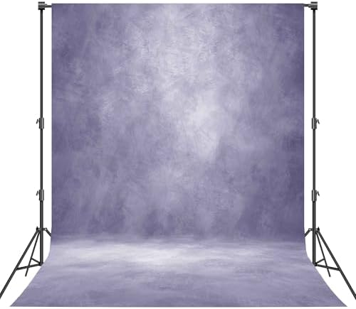 Abstract Photography Backdrop for Photoshoot 8x10ft,Light Purple,No Stand by Haboke