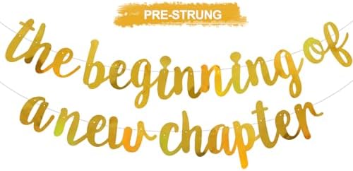 BEISHIDA Double-sided Gold Pre-Strung The Beginning of A New Chapter Banner by Beishida