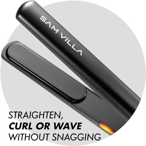 Sam Villa SLEEKR Professional Ceramic Tourmaline Ionic Flat Iron Hair Straightener With Precision Heat Control - Image 5