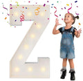 3FT Marquee Letters, Large Light Up Letters Z for Party Decor by MerryMosaics