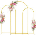 Wokceer Wedding Arch Backdrop Stand 7.2FT,6.6FT,6FT Gold Metal Arch Stand by Wokceer