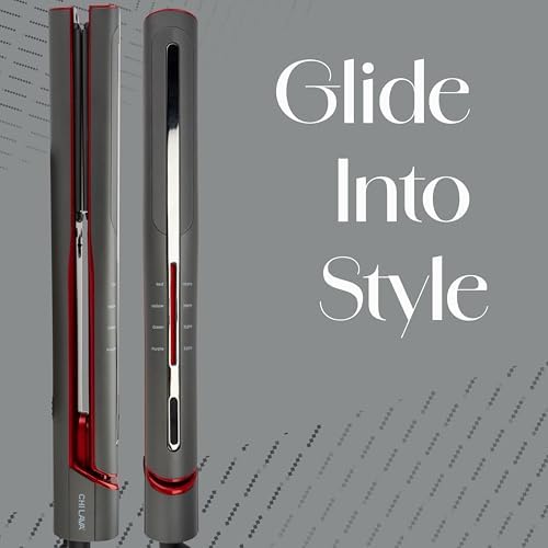 CHI Lava Glide Hairstyling Iron, Ceramic Hair Straightener, 1" - Image 4