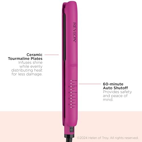 REVLON Ceramic Tourmaline 1" Flat Iron - Image 2