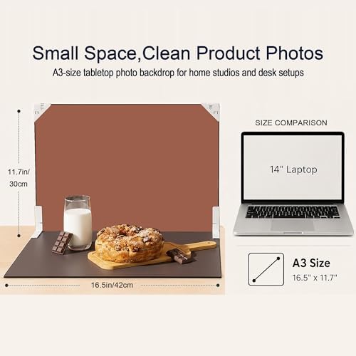 Yoocheese Photo Backdrop for Product Photography, 16.5×11.7in Compact Kit - Image 6