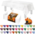 Grandipity Plastic Table Cloth Disposable 12 Pack 54” x 108” Rectangle by Grandipity