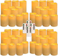 fclayvts 48-Pack LED Flameless Candles with Remote Control - Perfect for Home, Parties, and Special Occasions - Create a Magical Ambiance Effortlessly(Three Sizes) by fclayvts