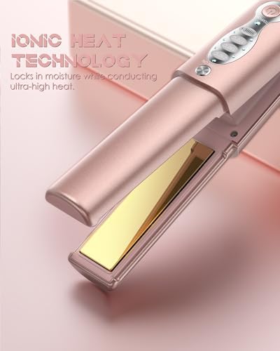 Cordless Hair Straightener, Mini Flat Iron for Bangs & Quick Touch Ups - Image 2