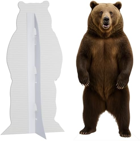 Bear 3FT Life Size Cardboard Cutout, 1 PC - Image 3