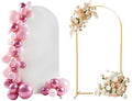6.6 FT Backdrop Stand Arch Set with Cover,for Wedding Party Decor by Quandjk